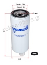 Fuel water separator filter SFR1310FW [SFR1310FW]